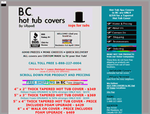 Tablet Screenshot of bchottubspacovers.com